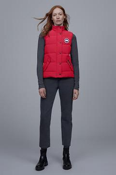 Chamarras Canada Goose Mujer México - Freestyle Chalecos Rojos XE2174095